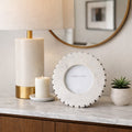 Stylish Round Marble Picture Frame