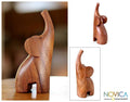 Suar Wood Essential Elephant Sculpture Handmade In Indonesia