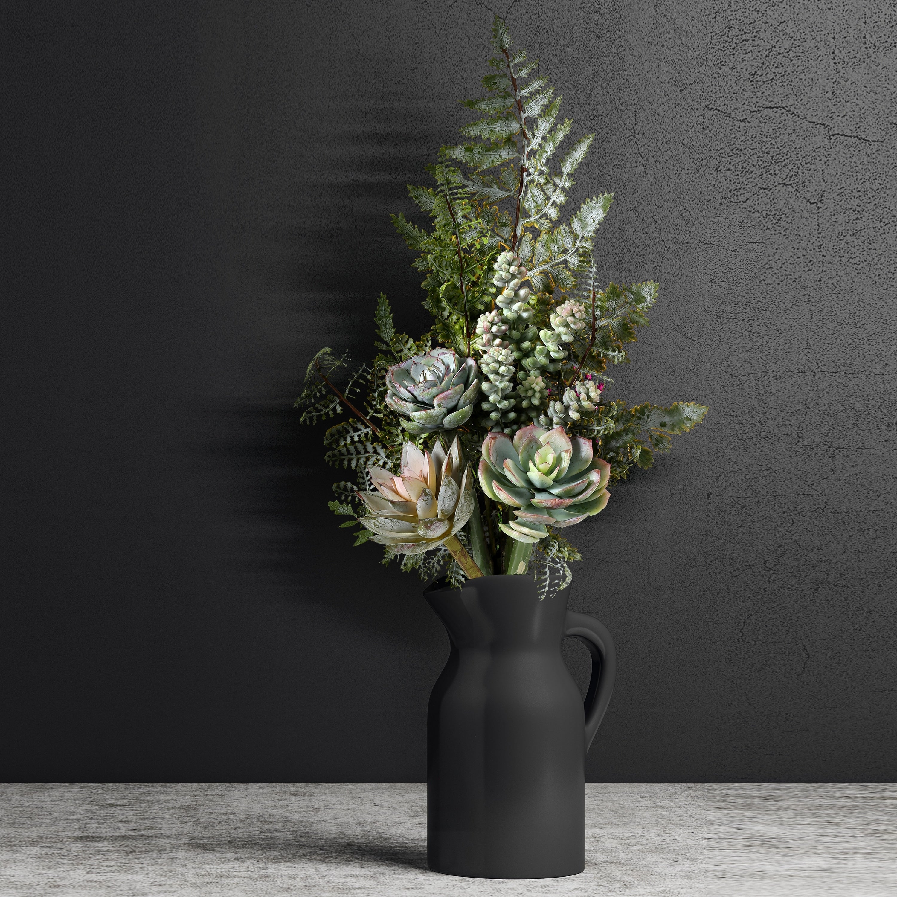 Succulent Fern Drop 16