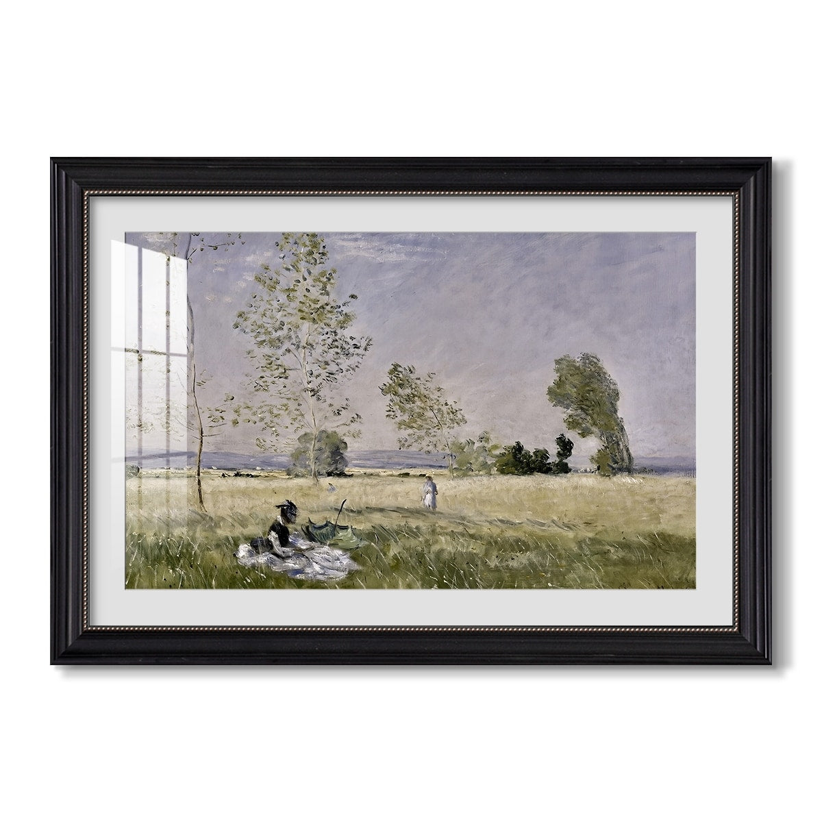 Summer 1874 Claude Monet Custom Framed Print