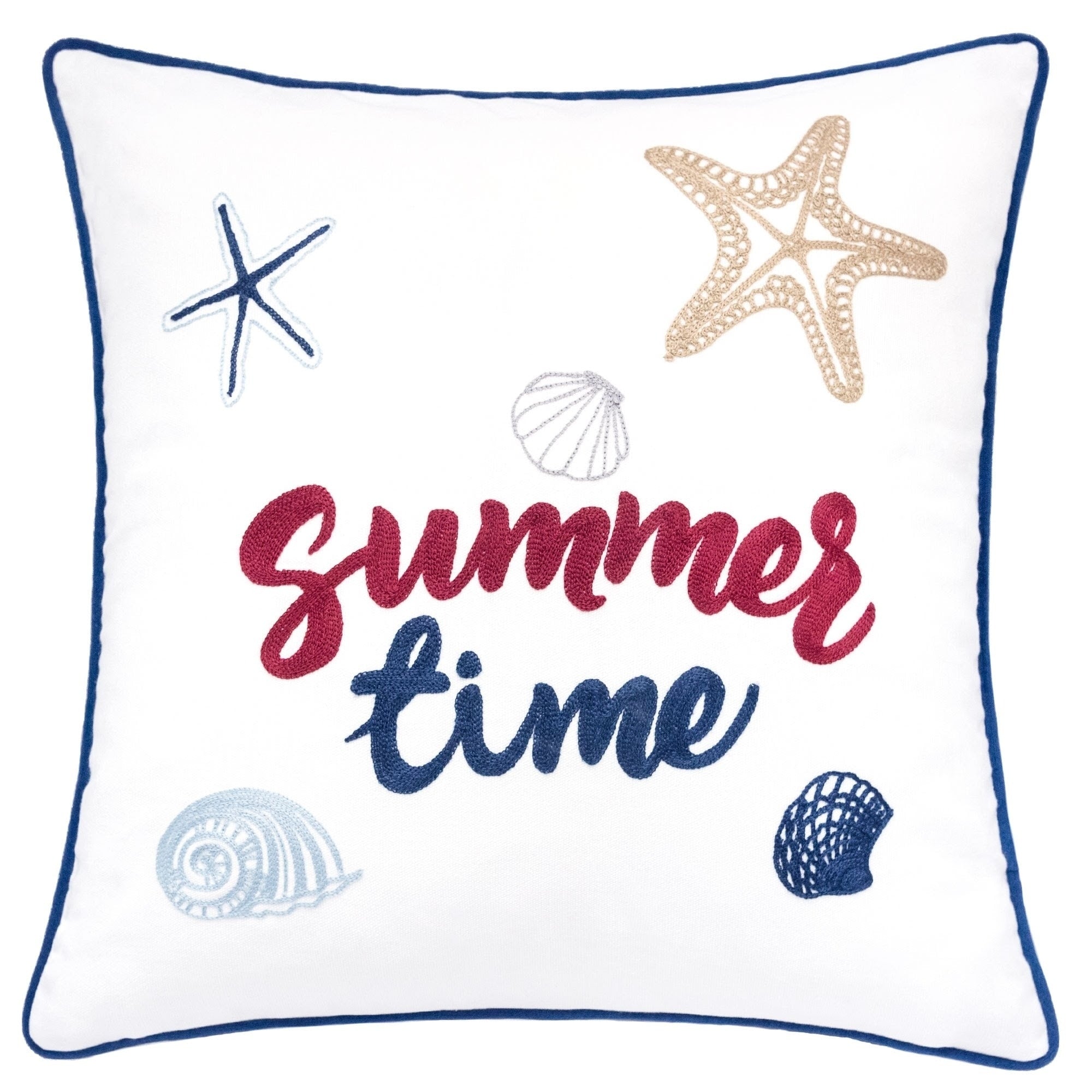 Summer 20 Square Decorative Throw Pillow