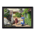 Summer Day In Jyllinge 1922 Hans Andersen Brendekilde Custom Framed Canvas
