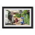 Summer Day In Jyllinge 1922 Hans Andersen Brendekilde Custom Framed Print