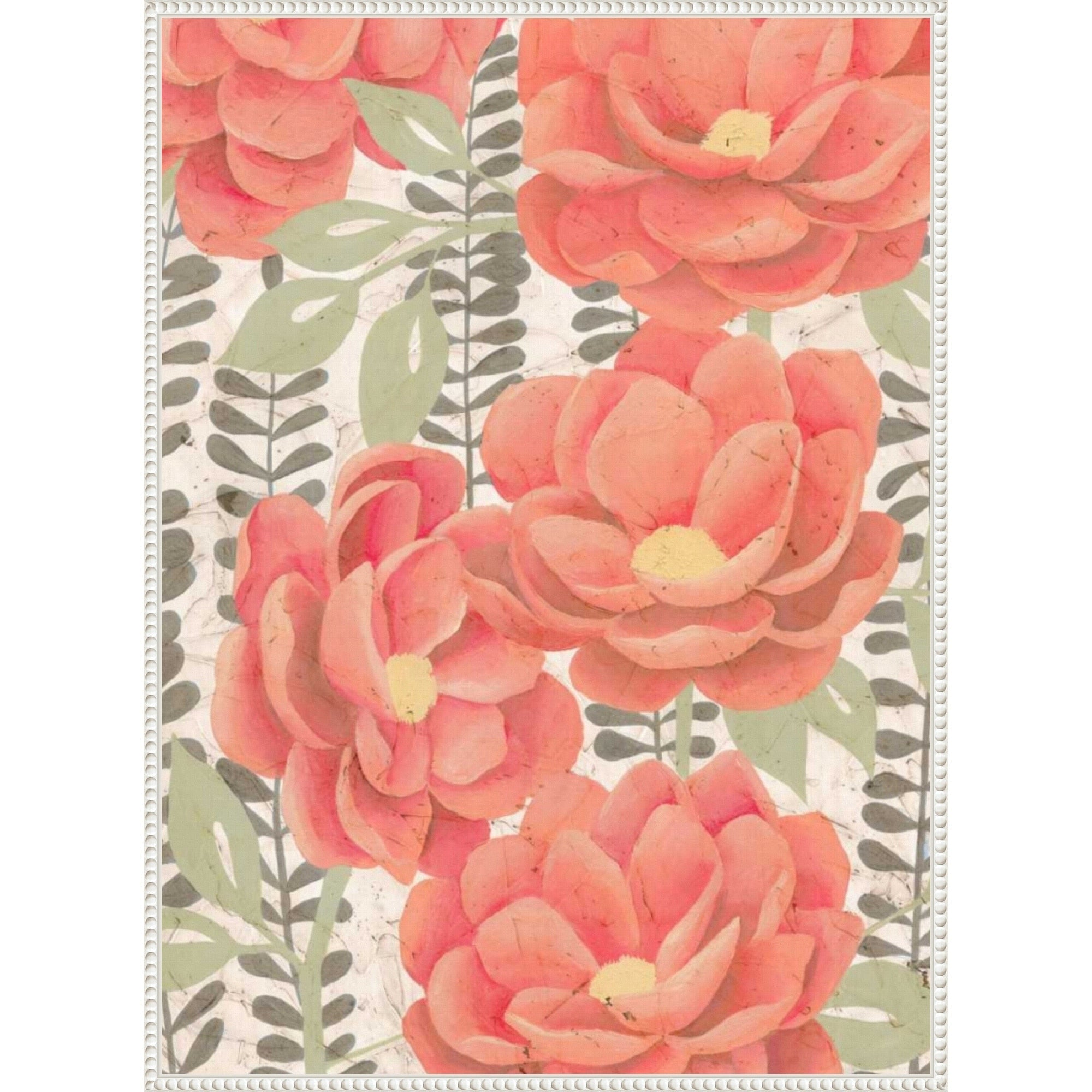 Summer Gardens No. 1 By Grace Popp Framed Canvas Wall Art Print