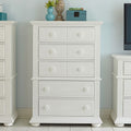 Summer House Oyster White Cottage 5 Drawer Chest