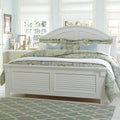 Summer House Oyster White Cottage Panel Bed