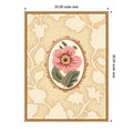 Summer Nostalgia Floral Portrait Vintage White By Annick Framed Canvas Wall Art