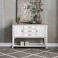 Summerville Soft White Wash 3 Drawer Server