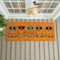 Summerween Ghosts Creep It Real Halloween Coir Door Mat