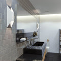 Afx Summit 1 Light Ada White And Silver Led Wall Sconce