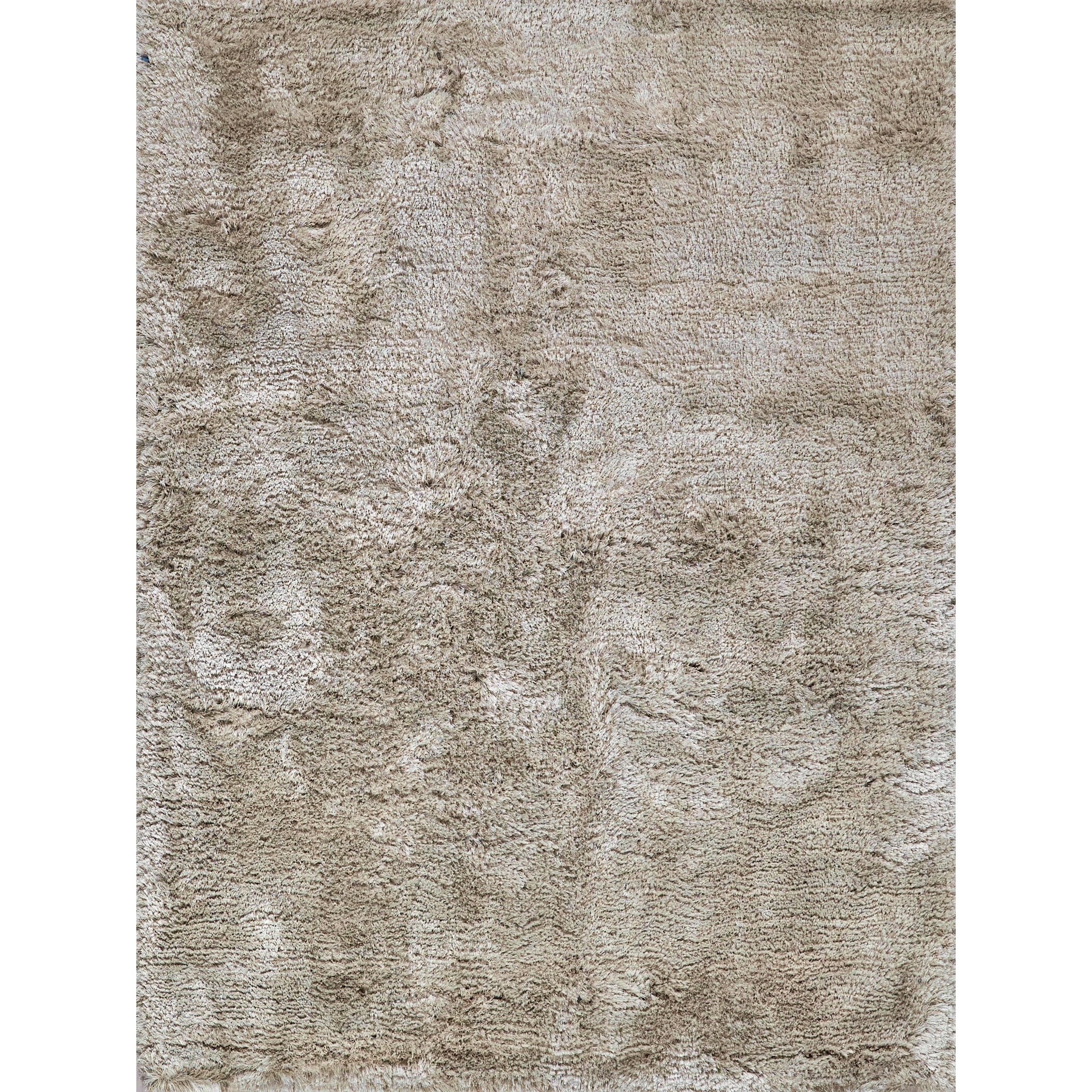 Sumo Shag Shag Polyester Microfiber Light Beige Area Rug