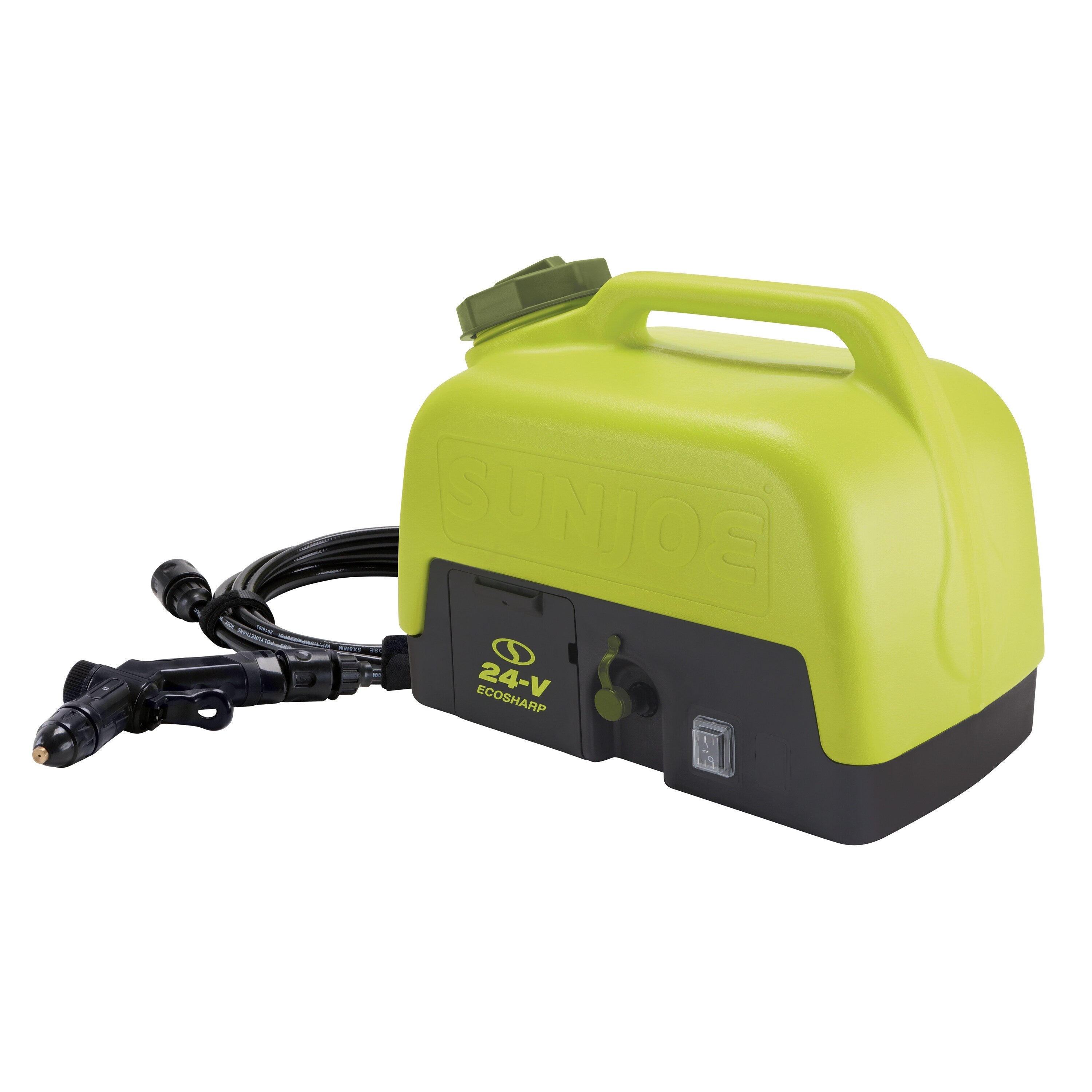 Sun Joe Wa24C Lte 24V 116 Psi Max Multi Purpose Clean Anywhere Portable Spray Washer With 5 Gal Tank