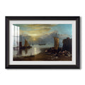 Sun Rising Through Vapour C 1807 Jmw Turner Custom Framed Print
