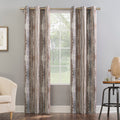 Sun Zero Abstract Painting Blackout Grommet Curtain Panel