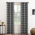 Sun Zero Barnett Trellis Blackout Grommet Curtain Panel Single Panel