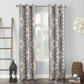 Sun Zero Nepal Global Print Blackout Grommet Curtain Panel
