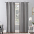 Sun Zero Velvet Thermal Extreme Total Blackout Back Tab Curtain Panel