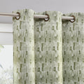 Sun Zero Vernon Monochrome Brushstrokes Magnetic Closure Total Blackout Grommet 2 Piece Curtain Panel Pair