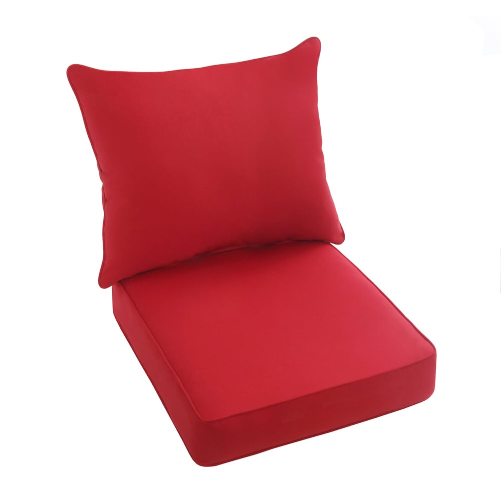Sunbrella 2 Piece Cushion And Pillow Indoor Outdoor Set