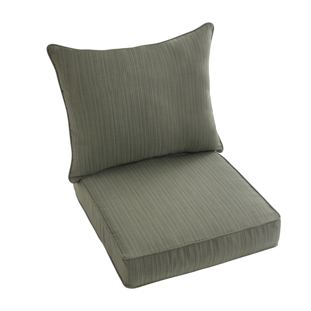 Sunbrella 2 Piece Cushion And Pillow Indoor Outdoor Set