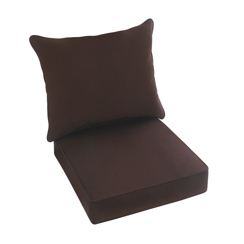 Sunbrella 2 Piece Cushion And Pillow Indoor Outdoor Set