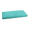 Sunbrella Aruba Blue Indoor Outdoor Bench Cushion 37 To 48 By Humble Haute
