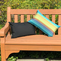 Pillow D Cor Sunbrella Astoria Lagoon 12X20 Outdoor Pillow