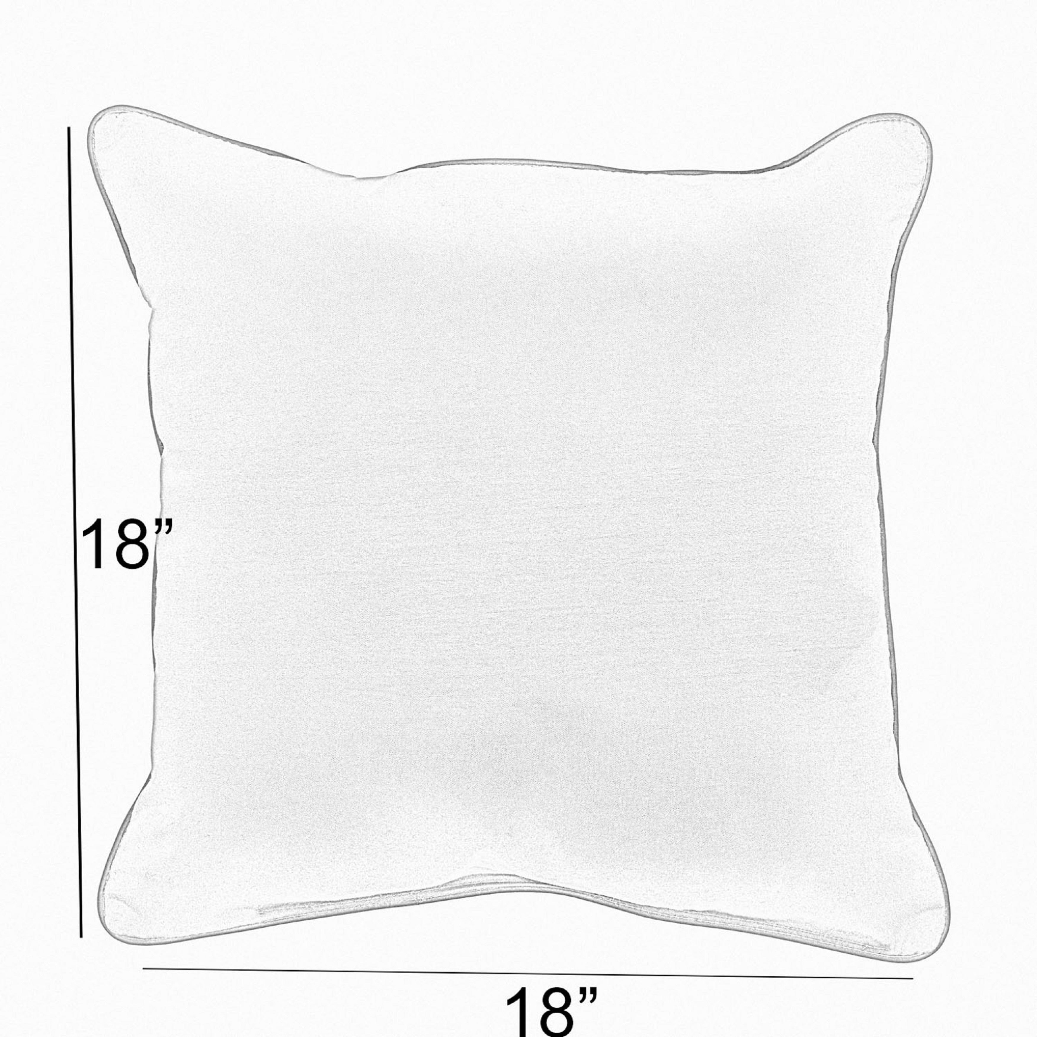 Havenside Home Roah Black White Stripes With Macaw Green Indoor Outdoor Square Pillows Set Of 2