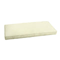 Sunbrella Canvas Ivory Indoor Outdoor Bench Cushion 55 To 60 By Humble Haute