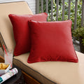 Clara Outdoor Red Pillows Made With Sunbrella Set Of 2