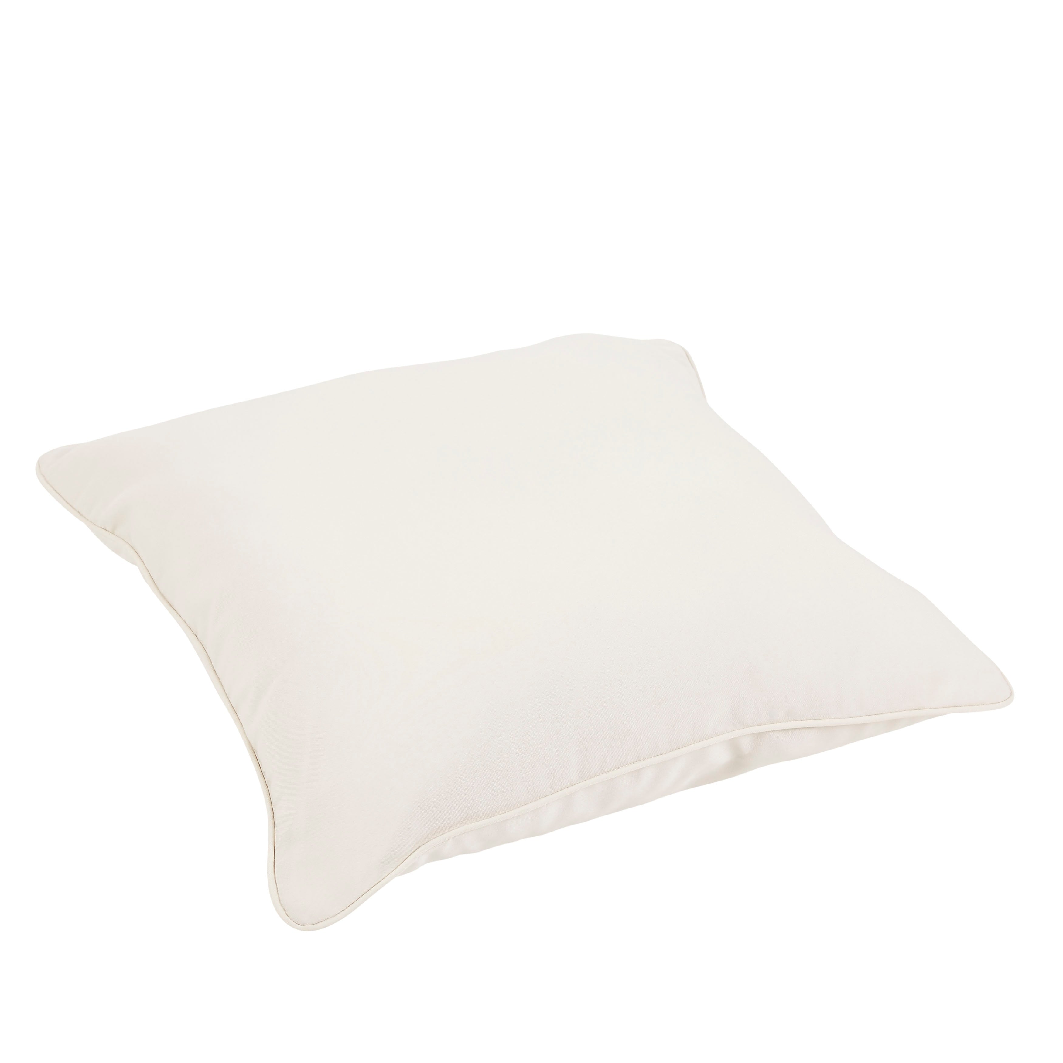 Havenside Home Sunbrella Canvas Natural Single Back Pillow