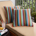 Humble Haute Sunbrella Carousel Confetti Indoor Outdoor Corded Pillow Set Of 2