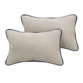 Humble Haute Sunbrella Cast Silver Indoor Outdoor Corded Pillow Set Of 2