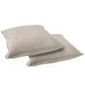 Sunbrella Cast Silver Indoor Outdoor Corded Floor Pillow Set Set Of 2 26 In X 26 In