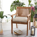 Sunbrella Cast Silver Indoor Outdoor Deep Seating Chair Cushion