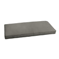 Sunbrella Charcoal Grey Indoor Outdoor Bench Cushion 37 To 48 Corded