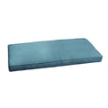 Sunbrella Denim Blue Indoor Outdoor Bench Cushion Corded