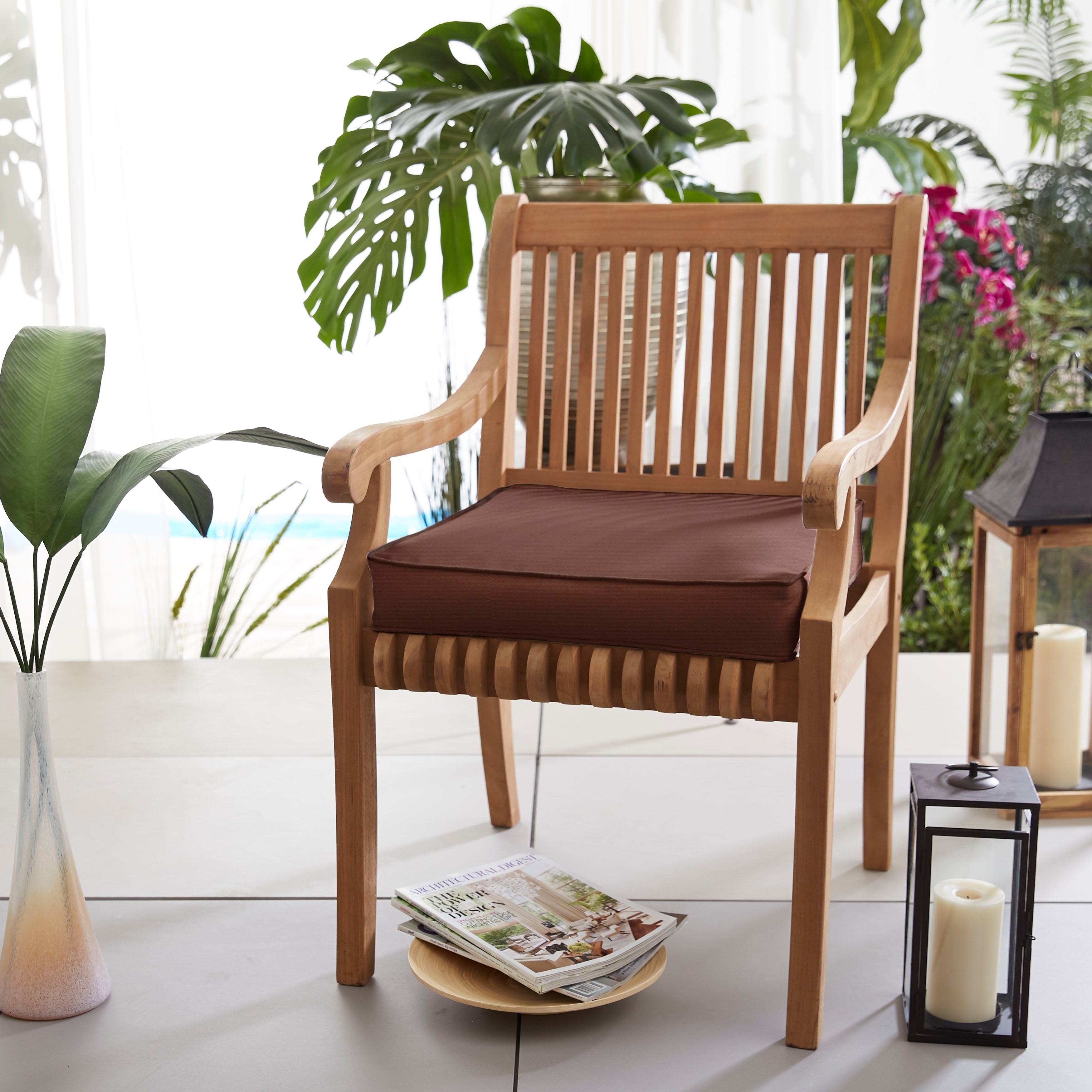 Sunbrella Indoor Outdoor 20 Inch Chair Cushion