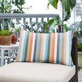 Sunbrella Indoor Outdoor Surround Sunrise Single Corded Lumbar Pillow