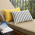 Sunbrella Indoor Outdoor Two Sided Lumbar Pillows Set Of 2 Corded