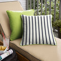 Sunbrella Indoor Outdoor Two Sided Square Pillows Set Of 2 Corded