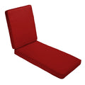 Sunbrella Jockey Red Indoor Outdoor Hinged Cushion Corded