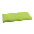 Sunbrella Macaw Green Indoor Outdoor Bench Cushion 37 To 48