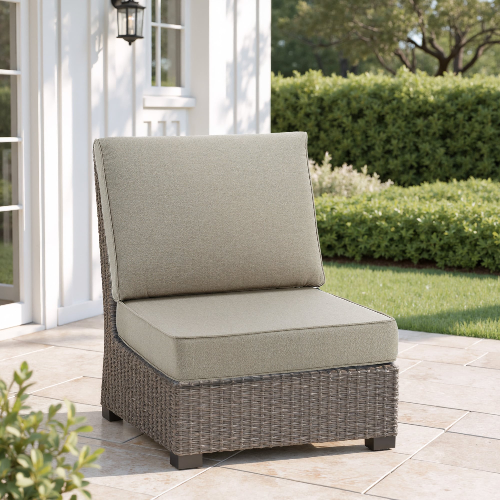 Sunbrella 4.7 Thick Outdoor Cushion Set Includes Back And Seat Cushions