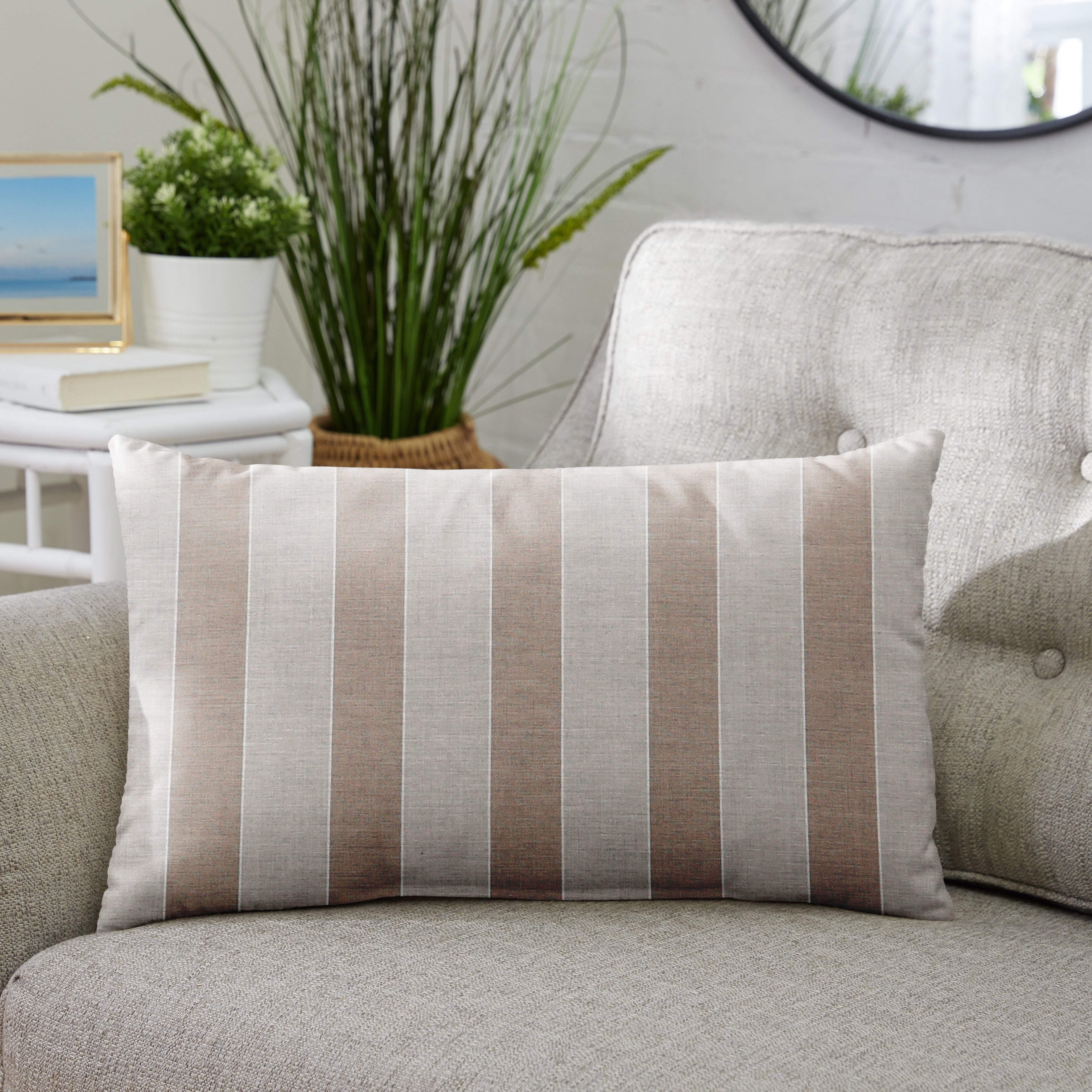 Sunbrella Range Dune Indoor Outdoor Pillow 12 In X 24 In