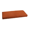 Sunbrella Rust Orange Indoor Outdoor Bench Cushion 55 To 60