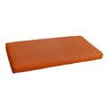 Sunbrella Rust Orange Indoor Outdoor Bench Cushion 48 In W X 19 In D