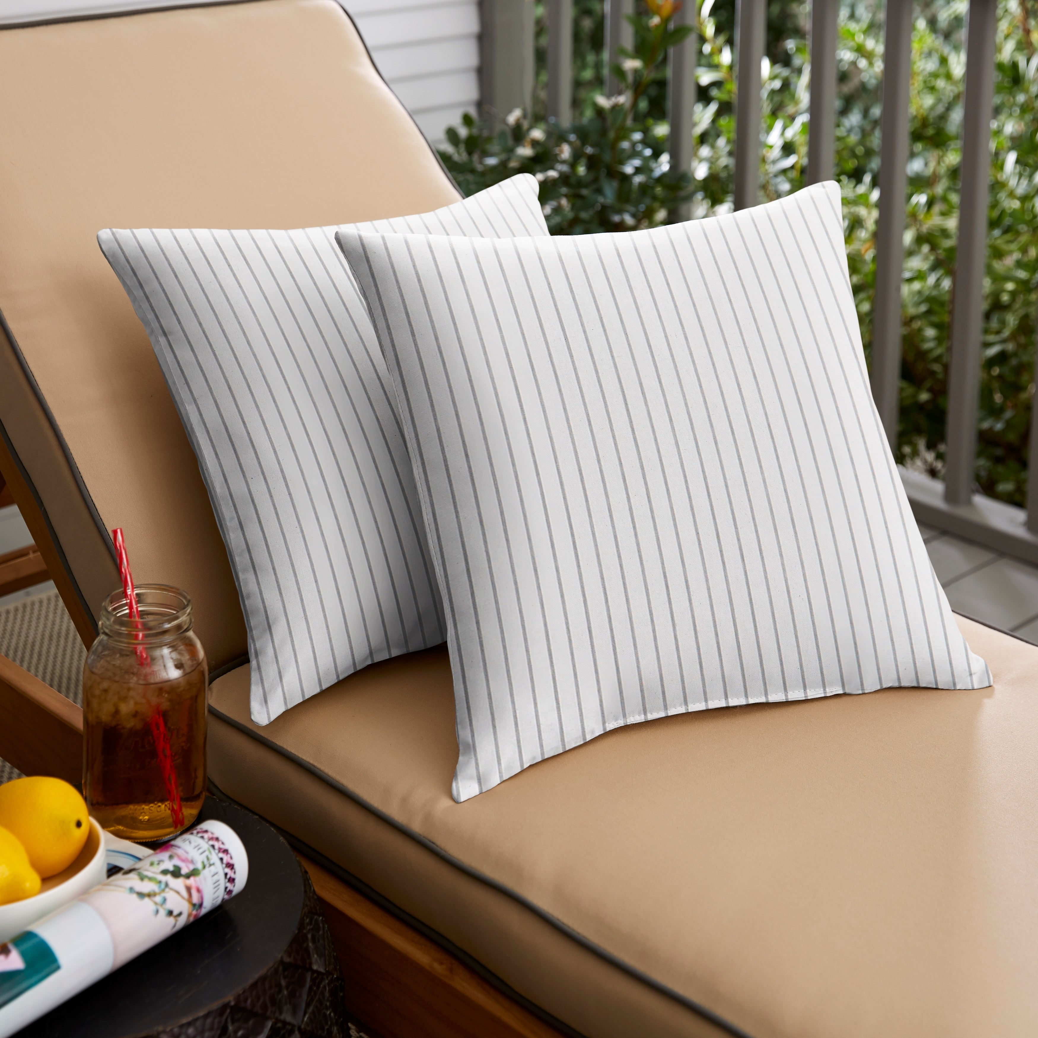 Sunbrella Scale Cloud Indoor Outdoor Square Set Of 2