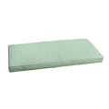 Sunbrella Spa Green W Ivory Indoor Outdoor Bench Cushion 37 To 48