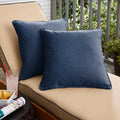 Callahan Sunbrella Indigo Indoor Outdoor 18 Inch Corded Pillow Set